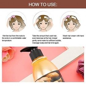 Changor Shampooing de Gingembre, Shampooing Anti-pelliculaire shampooing de Cheveux Anti-pruritique de contrôle de lhuile po