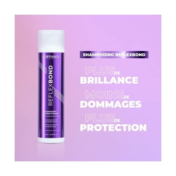 Coiffance - Shampoing Restructurant Reflexbond®, Provitamine B5 et Acides Aminés, 100% Made in France | 90% dIngrédients dO