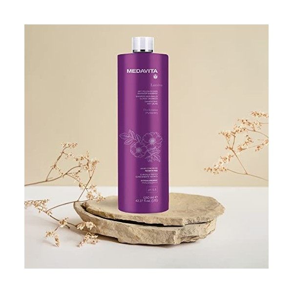 Medavita, Luxviva Color Care Shampooing Anti-Jaune, pH 5.5, 1250 ml
