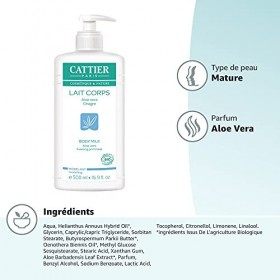 Cattier Paris - Lait Corp Modelant Aloe Vera Onagre Bio - 500 ml