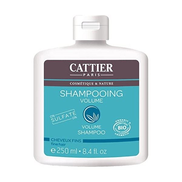CATTIER Volume Shampooing sans Sulfates 250 ml
