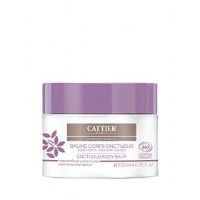 Cattier Baume Corps - Parfum Pêche Ylang-Ylang - Peaux Sèches à très Sèches - 200 ml