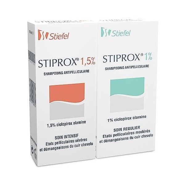 Stiproxal Shampooing Antipelliculaire 1,5% Soin Intensif, Elimine Efficacement Les Pellicules et Calme Les Démangeaisons du C