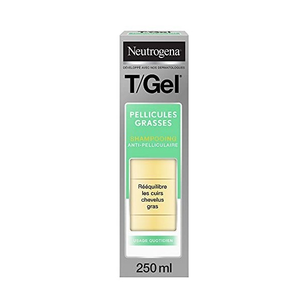 Neutrogena T/Gel Shampoing Pellicules Grasses 250 ml