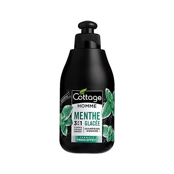 Cottage 3en1 Shampoing Douche pour Hommes Fresh Effect Menthe Glacée 250 ml