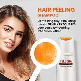 Sulsena Peeling Shampoo - Shampoing Contre le Psoriasis pour Hommes et Femmes - Shampoing Nettoyant en Profondeur - 150 ml