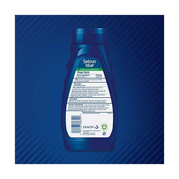 Selsun Blue - Shampooing antipelliculaire hydratant et lissant Naturals - Enrichi à laloès - 325 ml