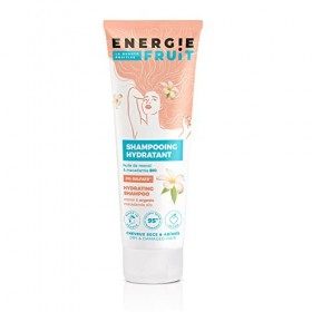 ENERGIE FRUIT | Shampoing sans Sulfate | Monoï & Macadamia BIO | Cheveux Secs Abimés | Vegan | 250 ml & | Shampoing sans Sulf