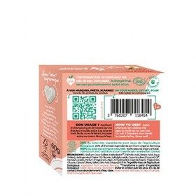 Energie Fruit Shampoing Solide Douceur | Pêche Blanche | Cheveux Fins et Délicats | Certifié BIO par Ecocert | Vegan