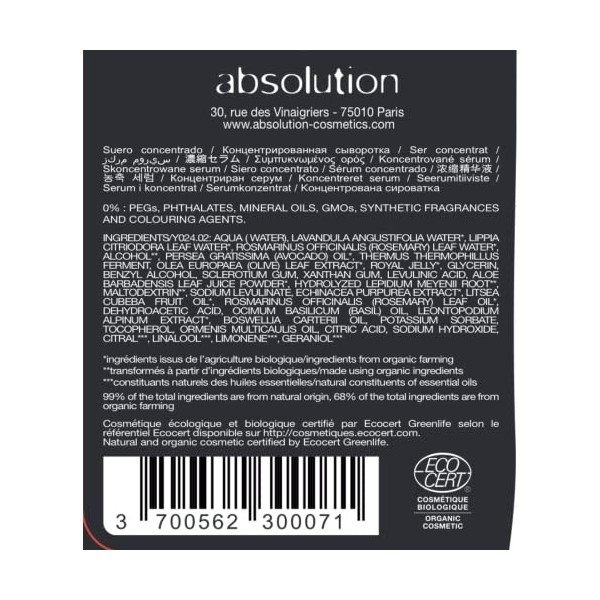 absolution La Solution + Energie, 15 ml