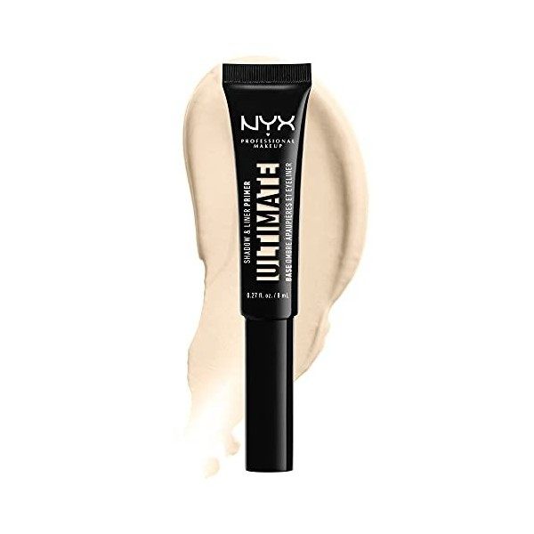 NYX Professional Makeup Base à Paupières Ultimate Shadow & Liner Primer, Infusée en Vitamine E, Vegan, Light