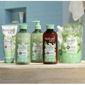 Naturé moi - Éco-recharge Shampooing Extra Doux Cheveux Normaux Sans Sulfate Soin des Amande Douce Bio Douceur et Brillance 9