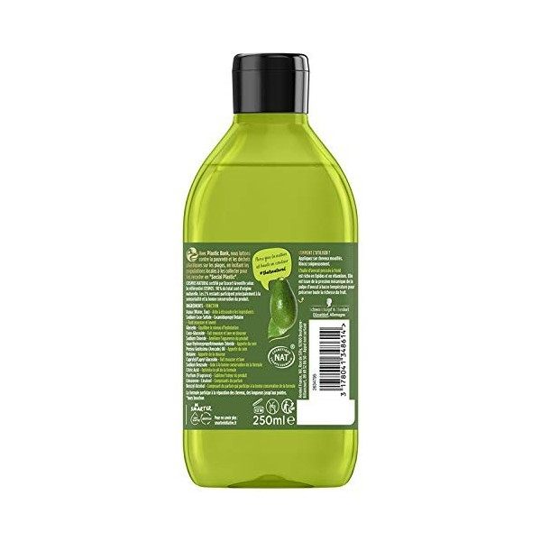 Nature Box Shampooing Réparation Avocat Formule Vegan, 250ml