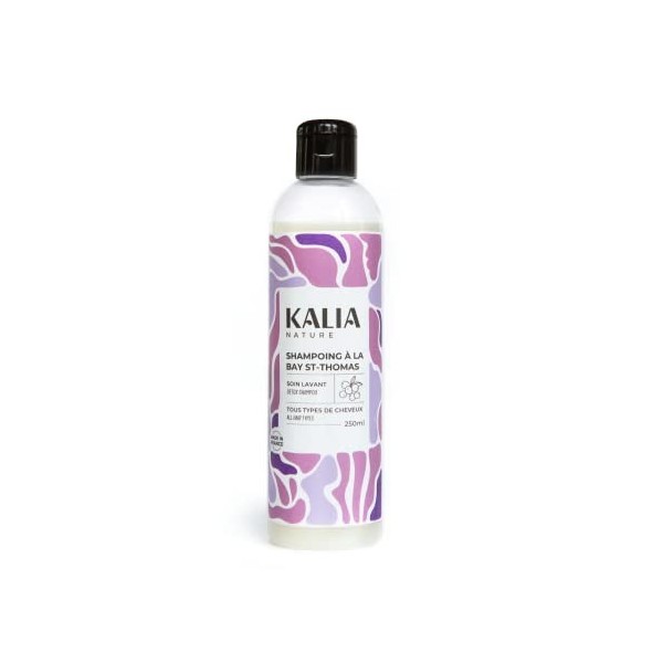 Kalia Nature - Shampoing bay Saint-Thomas – Cuir chevelu sensible - 250 ML