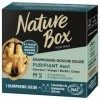 Nature Box - Shampoing Solide 4 en 1 Purifiant - A lHuile de Noix Pressée à Froid - Cheveux/ Cuir Chevelu / Barbe / Corps - 