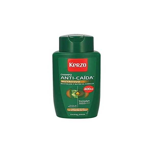 Kerzo Shampooing Antichute Nutritif pour Cheveux Secs - 400 ml