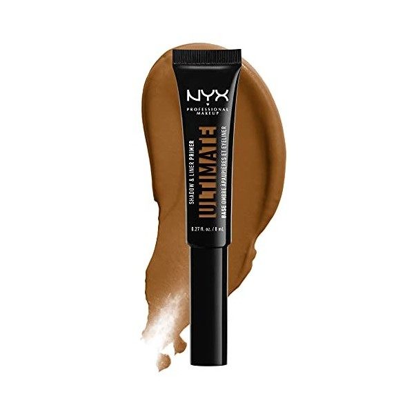 NYX Professional Makeup Base à Paupières Ultimate Shadow & Liner Primer, Infusée en Vitamine E, Vegan, Light