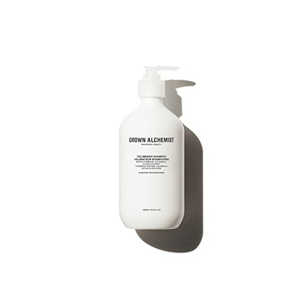 Grown Alchemist Volume Shampooing I Volume I Accélère la croissance des cheveux I Femme et Homme I 500 ml I vegan I Certifié 