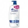 Head & Shoulders Shampooing Antipelliculaire Classic, Jusqu’à 100% des pellicules éliminées, Cliniquement Prouvé, Testé Sous 