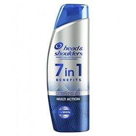 Head & Shoulders Multi Action, Shampoing Antipelliculaire, 7&nbsp;en&nbsp;1 Bénéfices, Formule antipelliculaire puissante, Lot de 6x225