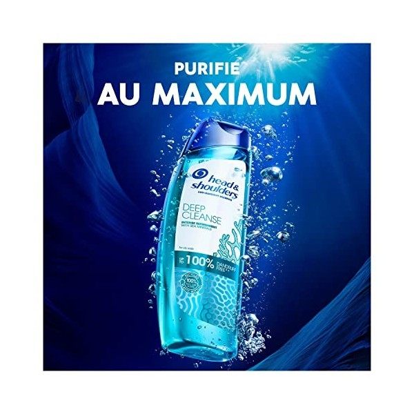 Head & Shoulders Pure Intense Détox Du Cuir Chevelu Shampooing Antipelliculaire - 2x250ml