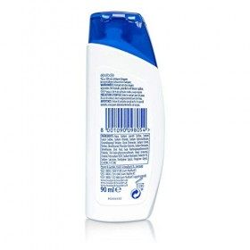 Head & Shoulders Classic Clean Lot de 5 shampoings anti-pelliculaires de voyage 5 x 90 ml