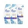 Head & Shoulders Suprême Réparation 2xShampoing 250ml Et 1xAprès-shampoing Antipelliculaires 220ml, Combat Les Dommages Au Pr