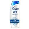 Head & Shoulders, Menthol Fresh 2en1 Shampoing Antipelliculaire et Après-shampoing, Nettoie profondément les Cheveux et le Cu