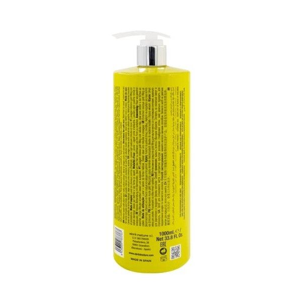 abril et nature - Bain Shampoo Gold Lifting - Shampoing Hydratant - 1000 ml - Pour Cheveux Bouclés - Soin des Cheveux avec de