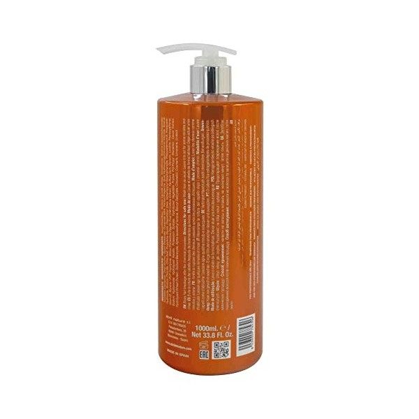 abril et nature - Shampoing Hydratant et Réparateur Nature-Plex- 1000 ml - Pour Cheveux Très Abîmés - Contient de lAcide Hya