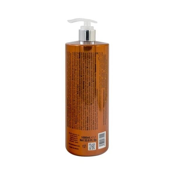 abril et nature - Bain Shampoo Keratin - Shampoing à la Kératine - 1000 ml - Shampoing Réparateur pour Cheveux Abîmés - Redon