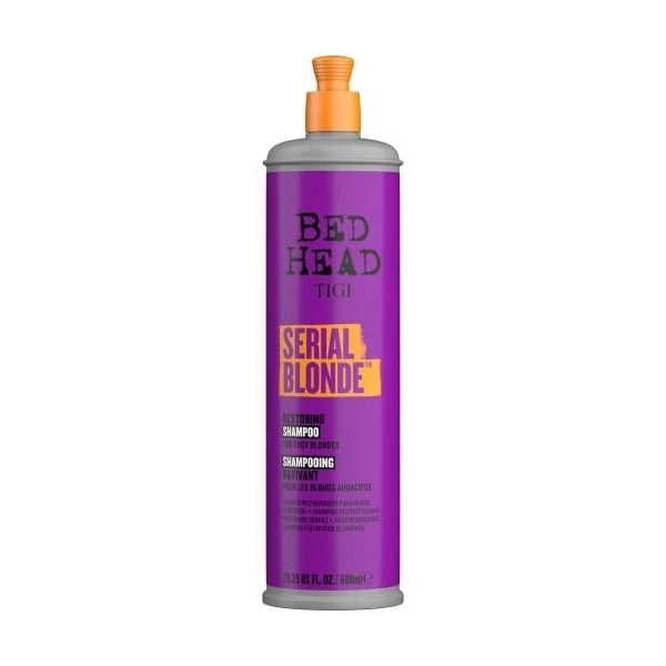 Bed Head by TIGI Serial Blonde Shampooing pour cheveux blonds 600 ml