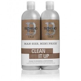 TIGI Bed Head For Men Tween Duo Clean Up It Shampoings 2 x 750 ml