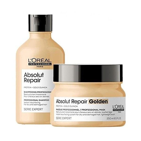 Duo shampooing & masque Absolut Repair Gold LOréal Professionne