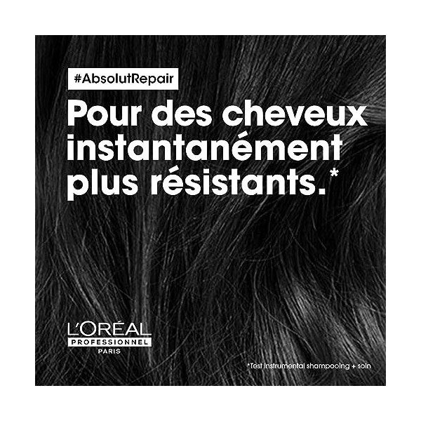 LOréal Professionnel, Routines Absolut Repair, Cheveux Secs & Abîmés, Shampoing 500ml, Masque Restructurant, Huile 10 en 1, 