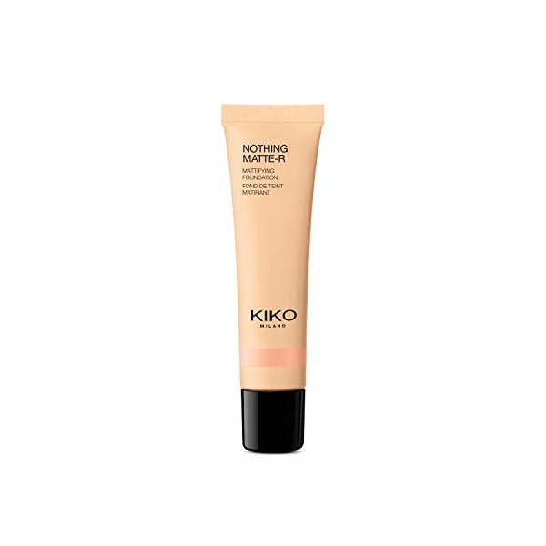 KIKO Milano Nothing Matte-R Mattifying Foundation 02 | Fond De Teint Fluide Perfecteur Effet Mat JusquÀ 12 H Fond de Teint