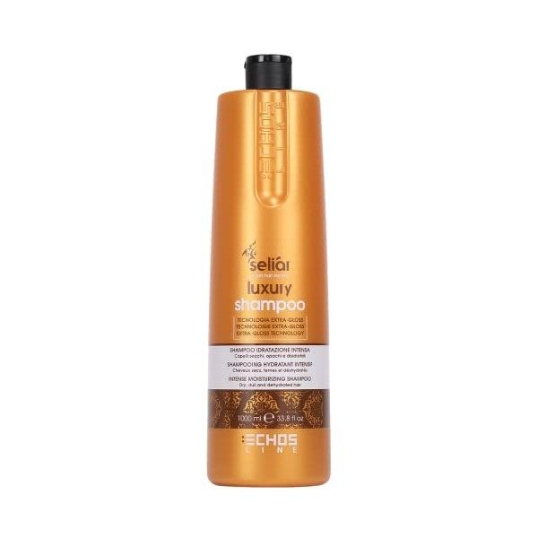 echosline Seliàr Luxury Shampooing Hydratant Intense pour Cheveux Secs et Déshydratés - 1000 ml