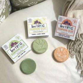 Lov’Frog Shampoing Solide certifié Bio | Nourrissant | Nourrit, répare et adoucit les cheveux | Vegan | Biodégradable | Zéro 