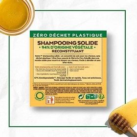 Garnier Ultra Doux Trésors de Miel Shampooing Solide Reconstituant au Miel/Cire dAbeille 60g