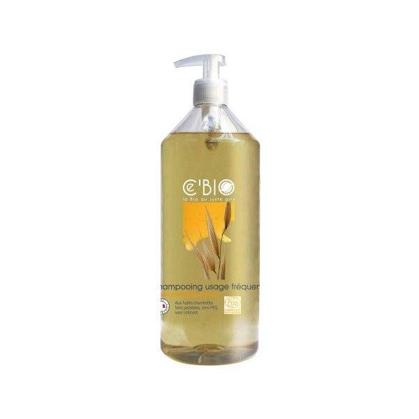 Cbio Shampooing usage fréquent Miel Calendula Avoine 1L