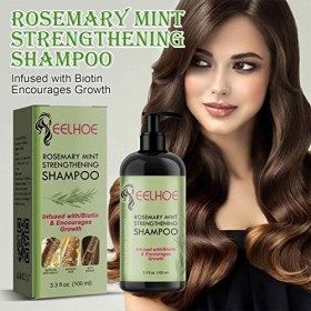 Rosemary Mint Shampoo Shampooing Au Romarin Pour La Croissance Des Cheveux Shampooing Anti Chute Femme Ingrédients Naturels S