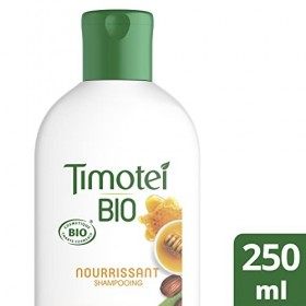 Timotei shampooing bio Femme Nourissant, Parfum Miel et Jojoba, Idéal pour les cheveux secs, hydratant, douceur brillance et 