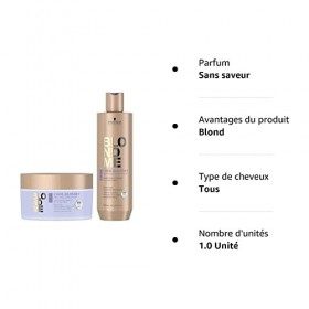 Schwarzkopf Professional - Duo Pack Shampooing et Masque Cool Blondes Neutralisant Violet Pour Tous Les Types De Cheveux