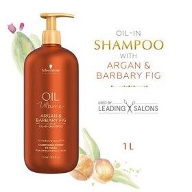 Shampoing OIL ULTIME argan & barbarie cheveux normaux & épais 1L
