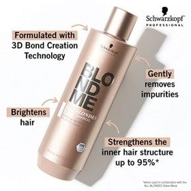 Schwarzkopf blondme keratin restore all blondes champú detox 300ml