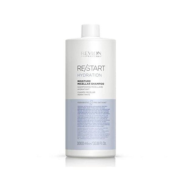 RE/START™ HYDRATATION Shampoing micellaire hydratant, shampoing pour cheveux secs 1000ml