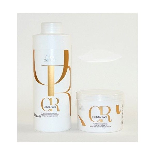 WELLA PROFESSIONALS Wella Professionals Oil Reflections Shampoing lumineux 1000 ml et masque 500 ml