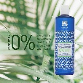 Valquer Profesional Pack Shampooing + Masque Total Repair Effet Glace 1L, 2 Unité . Sans sel, sans silicone et sans sulfate.