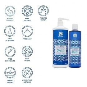 Válquer Shampooing anti-pelicules Élimination Rapide - 1000 ml