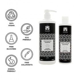 Valquer Profesional Préparation du shampoing. Ouvre la cuticule et prépare les cheveux aux traitements. Cheveux prêts à trait